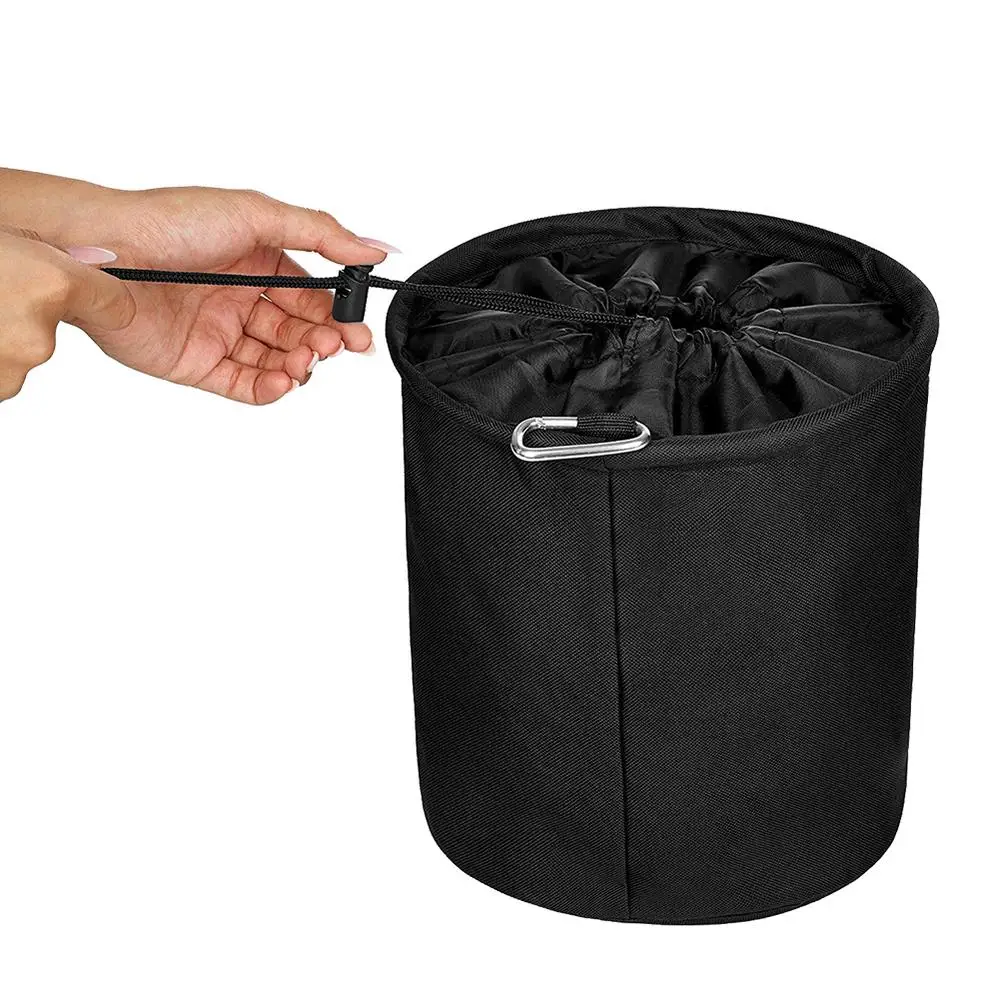 Description Picture 4 of itemHanging Clothespin Bag For Clothes Pin Pins Storage Drawstring Laundry Sturdy Storage Bag Waterproof Clothespin Organizer Bag