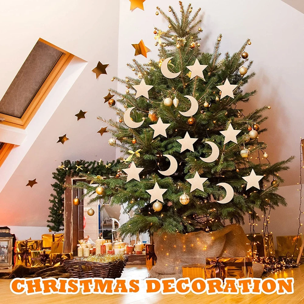 8pcs Wood Circle for Crafts Wood Circle Crafts Wooden Cutouts Wood Pieces Ornament Party Supplies Blank Plaque Round Wood Circle