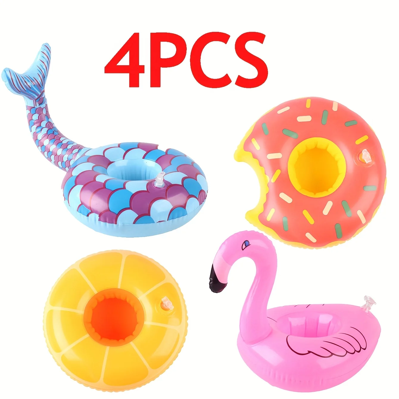 4/8/12 יחידות מחזיקי שתייה נפחים - מגשי שתייה צפים וכוסות למסיבות בבריכה, אביזר קיץ אולטימטיבי