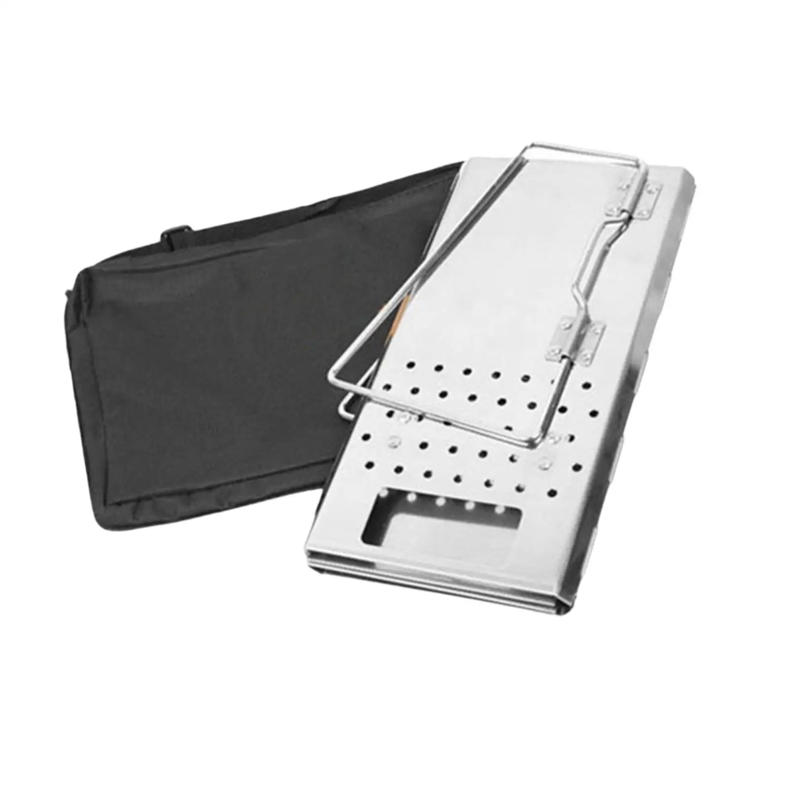 Foldable Charcoal Chimney Starter Stainless Steel for BBQ Travel Accessories