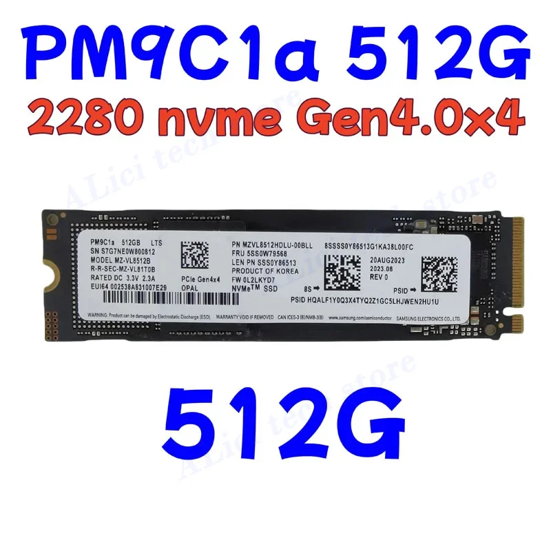 Original Applicable Samsung PM9C1 /PM9C1a 512G 256g 1T solid Original Applicable Samsung PM9C1 /PM9C1a 512G 256g 1T solid