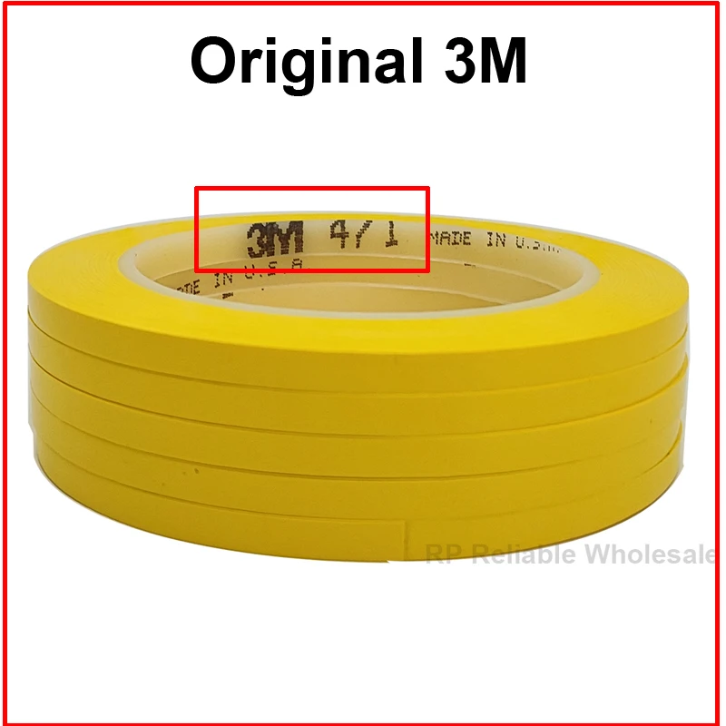 3mm wide, 3M 471 Vinyl Tape Single Adhesive for Floor Marking, Paint masking, Motorcycle Car Decoration DIY, 33meters/long