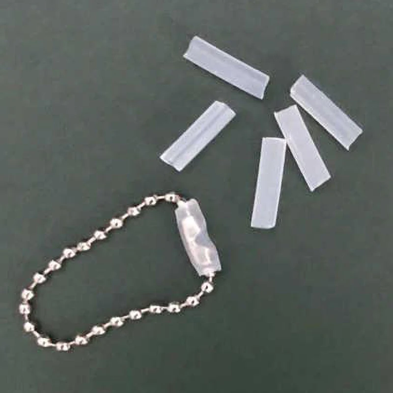 50Pcs Perlen Kette Anti-verloren Abdeckung Anhänger Acryl Karte Kette Fallen Off Schlüssel Ring Schutzhülle Zu Verhindern fallen Perle Kette – Detail 6
