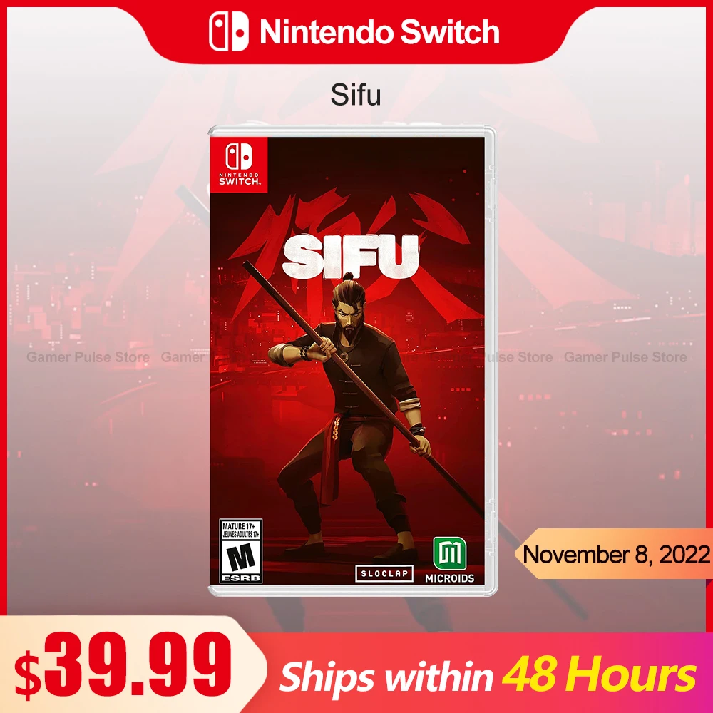 

Sifu Nintendo Switch Game Deals 100% Official Original Physical Game Card Action and Fighting Genre for Switch OLED Lite