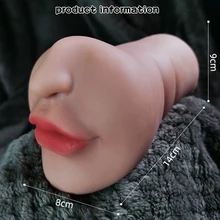  18+ Realistic Vagina Masturbator Cup Skin Pocket Pussy Male Masturbator Anal Oral  Cup Adult Sex Toys for Men Masturbation XXX 