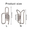 J1HE Titaniums Alloys Bike Bottle Stand Bicycles Bottle Cage for Mountain Bicycles 6