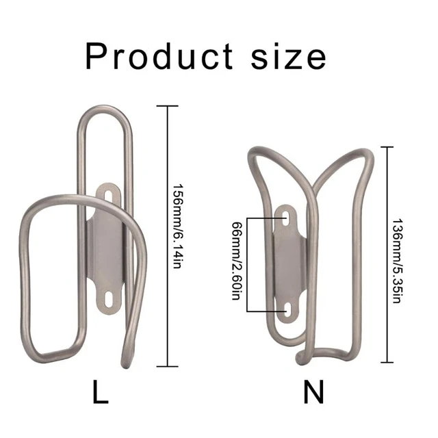J1HE Titaniums Alloys Bike Bottle Stand Bicycles Bottle Cage for Mountain Bicycles 6