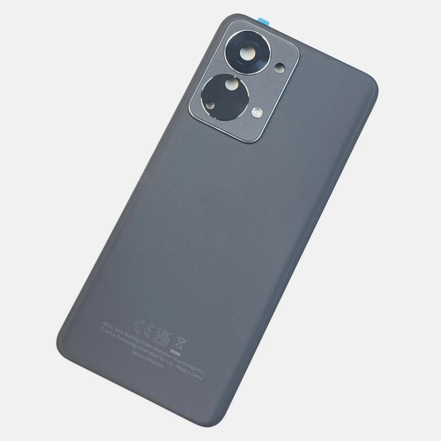 A+++ Voor Oneplus Nord 2T Batterij Cover Achterzijde Glazen Achterdeur Behuizing Achterpaneel Met Camera Lens Cph2399, Cph2401