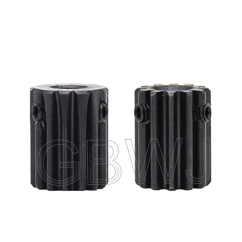 M1 5mm 10T 12T 14T # Steel Metal Pinion Motor Gear Hole 4/6/6.35/7/8mm RC Model Car Motor