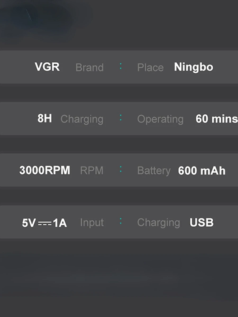 ماكينة حلاقة VGR أفضل ماكينة حلاقة احترافية لحلاقة...