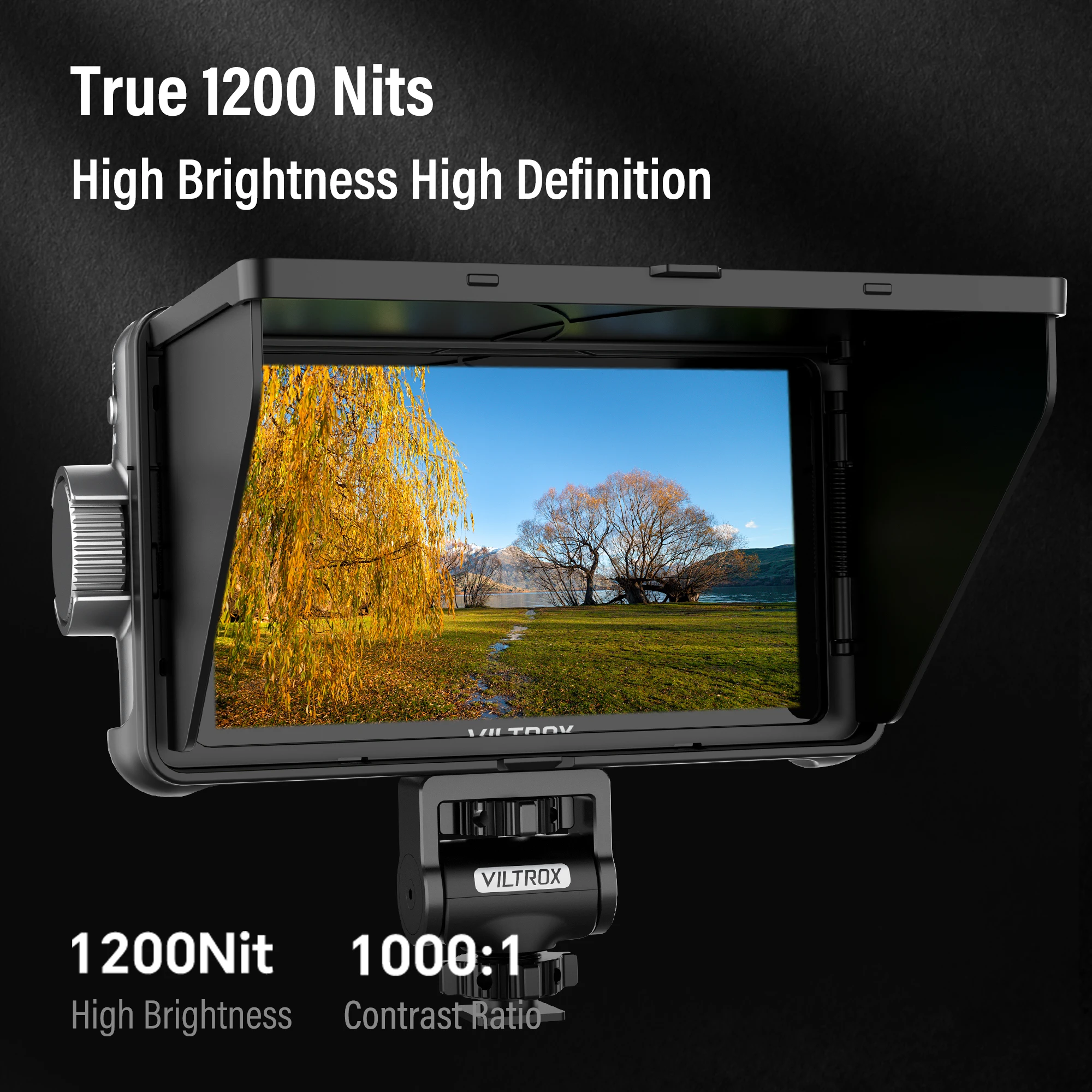 Фото VILTROX DC-550 Ultra Clear Display 5,5 дюймов профессиональная камера Studio 4K 30 Гц HDM монитор с сенсорным экраном 3D LUT Director Monitor №4