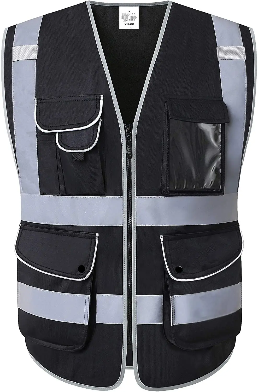 男性と女性のための反射安全ベスト,高視認性,空白のオートバイ