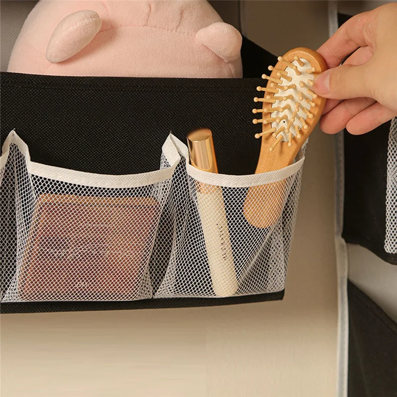 Multifunctional Dormitory Storage Bag Wardrobe Storage Bag For Store Sundries Fabric Storage Hanging Bag Behind Door-AC82 5