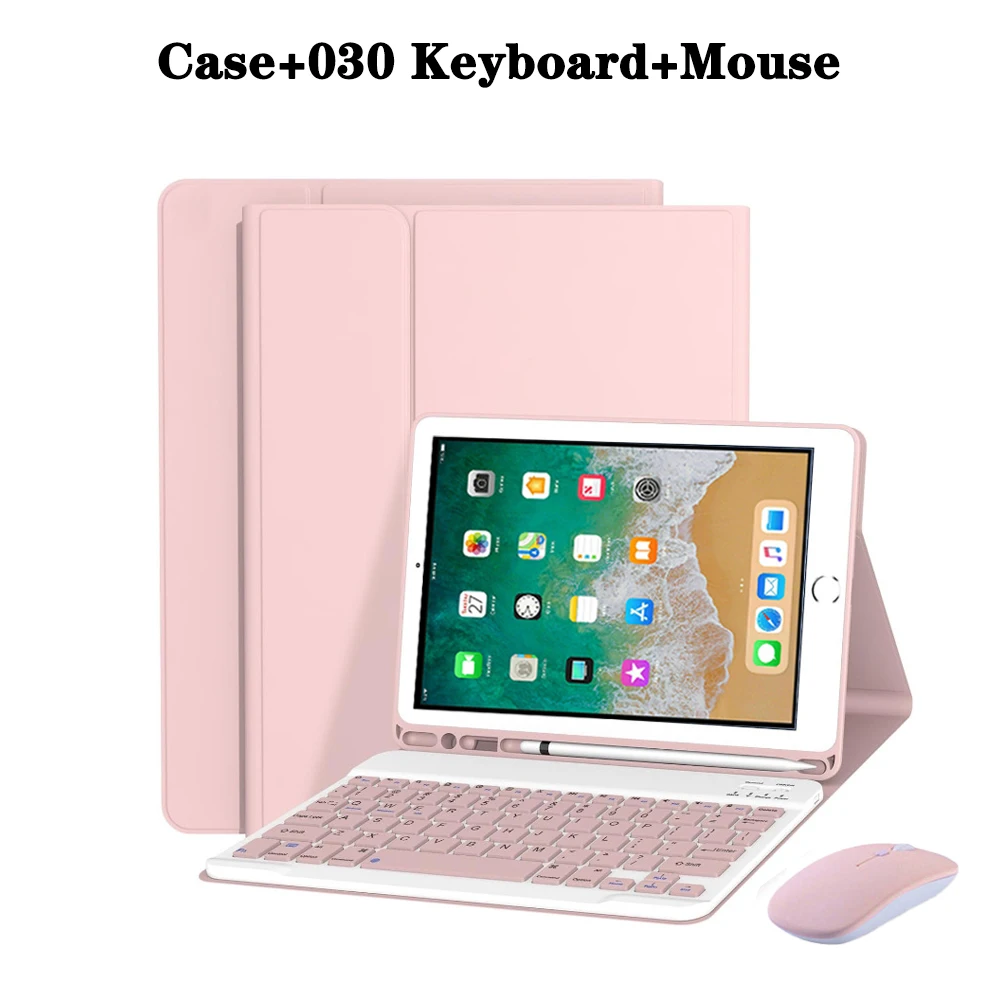 Premium Tablet Case with Detachable Keyboard and Pencil Holder, 9.7 Inch