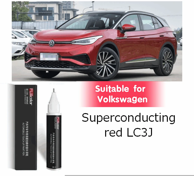 Adatto Per Faw Volkswagen Paint Fixer Touch-Up Pen Red Lc3J Maya Red La3X La3X Lc3J Cyclone Red Ly3D Z3M Orange La3U Repair