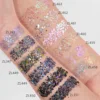High Quality Super Bright Solvent Resistance Cosmetic Grade Crafts Nail Body Multicolor Holographic Fine Bulk Chunky Glitter Gel 5