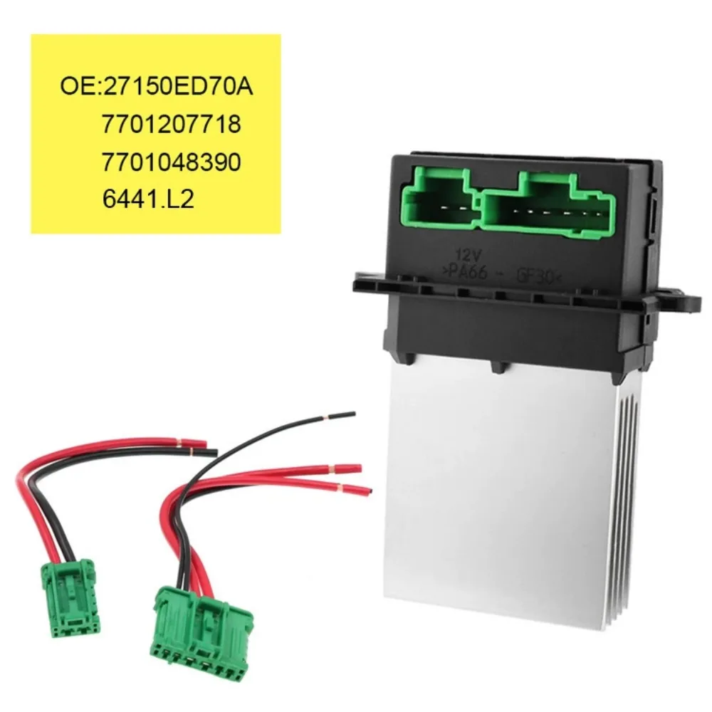 Air Conditioning Heater Blower Motor Fan Resistor For Renault Peugeot 207 607 406 Citroen C5 C3 C2 For Nissan Tiida Livina