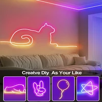 Wiscolor WIFI RGBIC LED Neon Strip Lights Waterproof Voice Control Work With TUYA Smart Life For DIY Room Home Decoration - Image 2