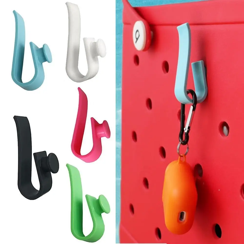 4PCS Hooks Accessories For Bogg Bags Insert Charm Cutie Cup Holder EVA Beach Bag Accessories Connector Keys Mask Holder Hooks