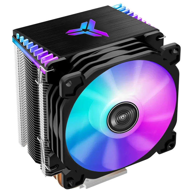 JONSBO 12V Cooling Fan 4 Heat Pipes CPU Radiator PWM 4 Pin CPU Tower Cooler Temperature Control Hydraulic Bearing for AMD/Intel