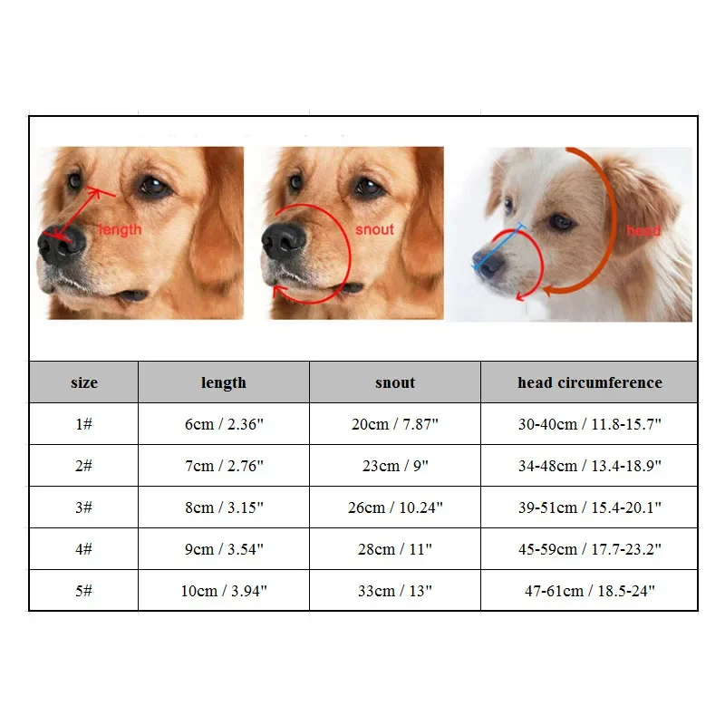 Silicone Basket Dog Muzzle Adjustable Comfortable Secure Fit Durable Lightweight Rubber Stop Biting Safe Training dog muzzle