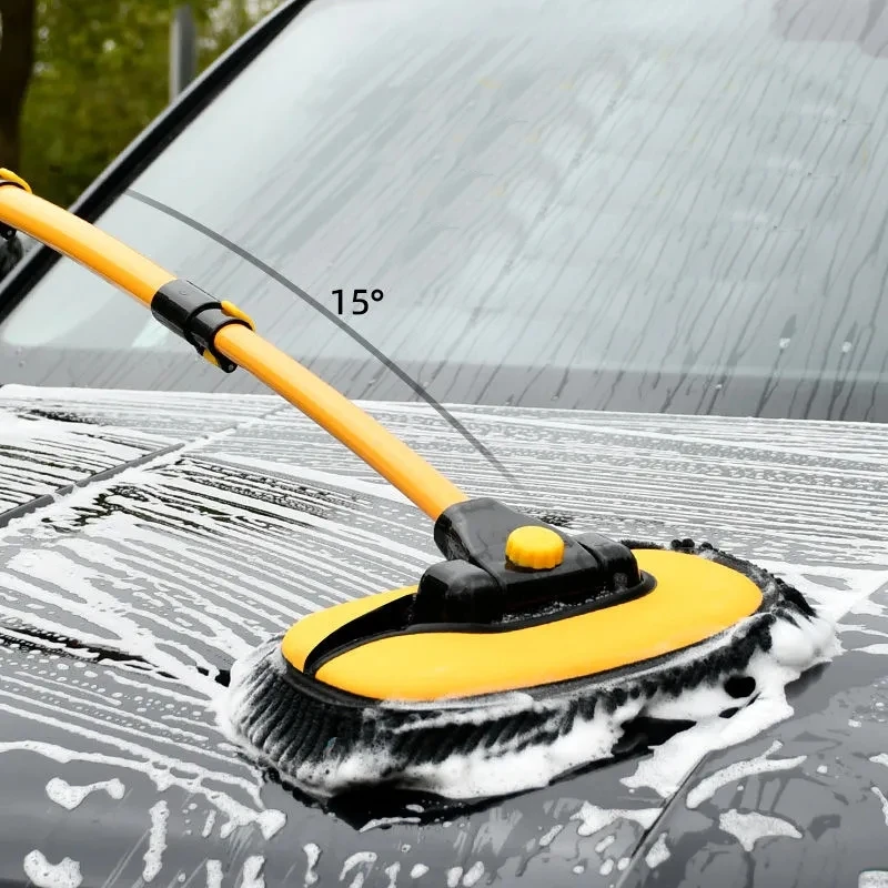 

Car Cleaning Brush Car Wash Maintenance Brush Telescopic Long Handle Cleaning Mop Chenille Broom Detailing Tool Auto Accessories