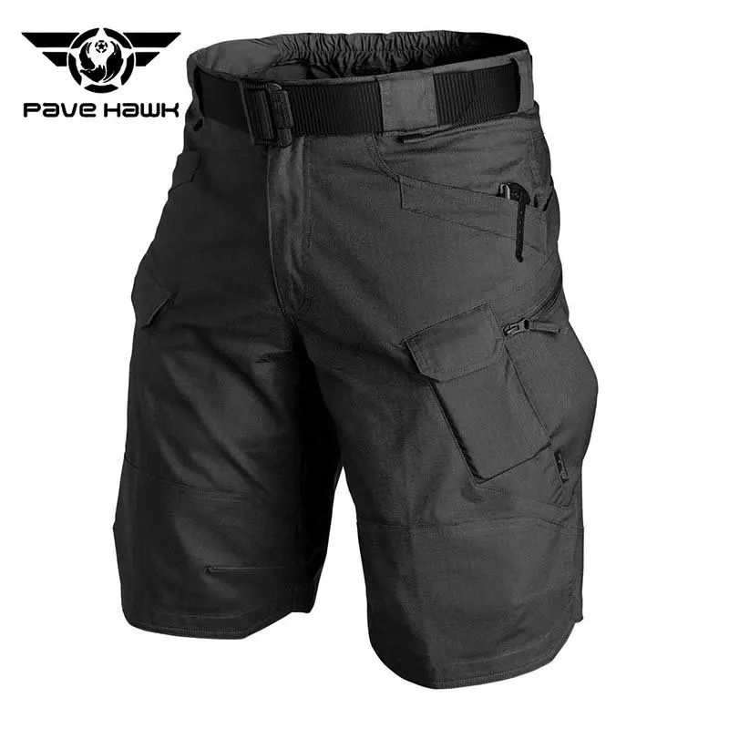 Sport Shorts Men Sport Pants Tactical Outdoor Hunting Waterproof Wear Resistant Cargo Summer Quick Dry Multi Pocket Combat Short