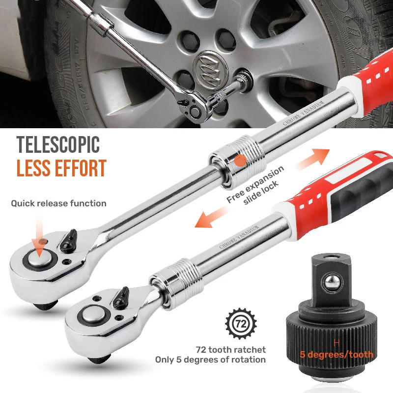 1-2-3-8-1-4-ratchet-wrench-72-teeth-telescopic-ratchet-socket-key