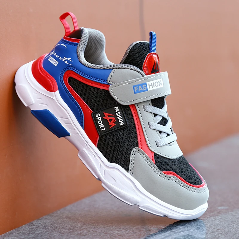 Kids’ Sneakers Children Casual Sports Shoes for Boys Breathable Summer Mesh Kids Hook&Loop Students Girls School Running Shoes Best Sellers In Shoes