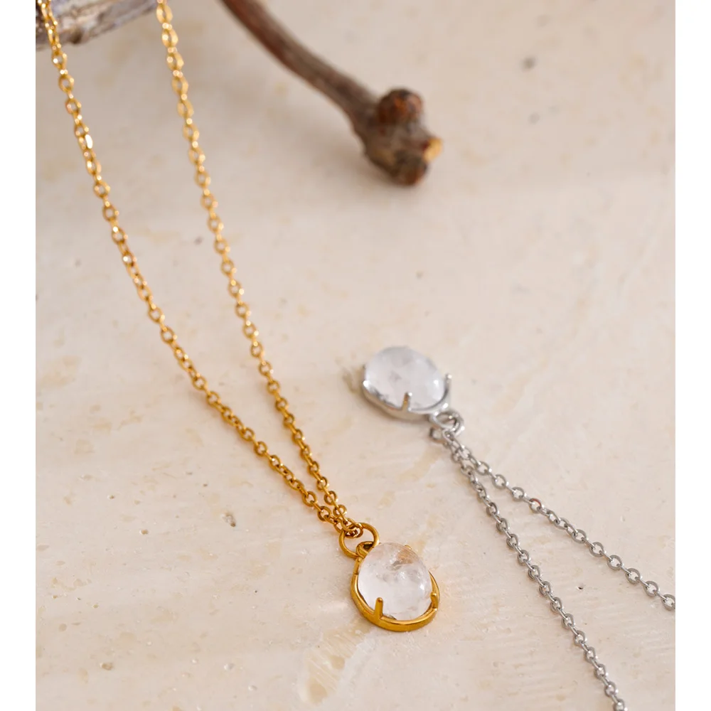 Yhpup Stainless Steel Pendant Necklace