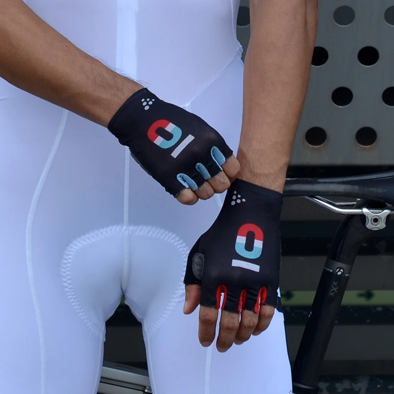 Men Women Breathable Edition Sports Gloves Guantes Ciclismo Pro TT Time Trial Bike Team Gloves Half Finger Cycling Gloves 6