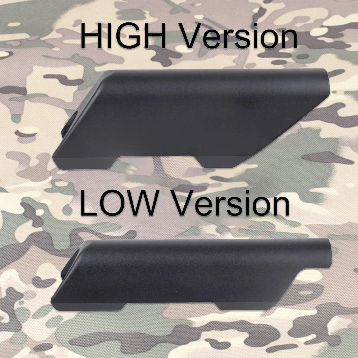 Tactical CTR Cheek Riser Buttstock Nylon Enhancer Low/Height Version Stock For Hunting Rilfe AR15 M4 Gunstock Airsoft Accessory