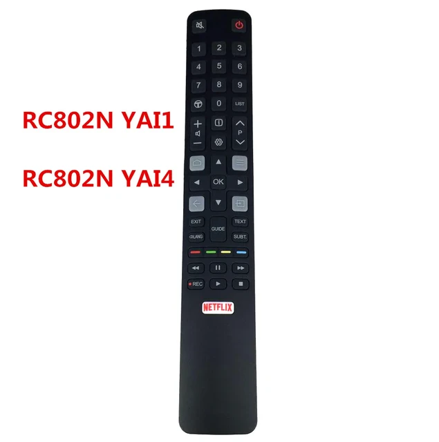 Generic Télécommande RC802N Remplacement pour TCL Thomson Smart TV