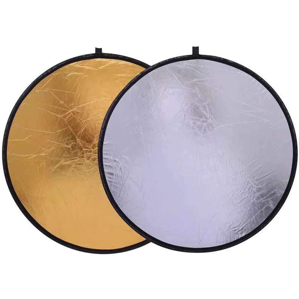 Photography Reflector Portable Collapsible Round Photo Studio Outdoor Light Diffuser Multi-Disc with Carry Bag 30 40 80 110cm