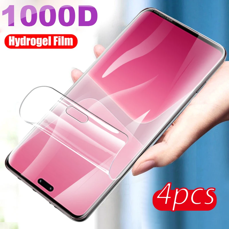 

4 шт., гидрогелевые защитные пленки для экрана Xiao mi 13 Lite