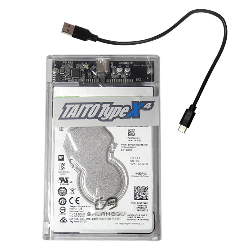TAITO アーケード基板　Taito Type X2用 Multi HDD 512GB TAITO Type X Arcade TTX2 All In One System MAME