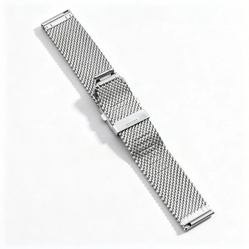 Premium Quick Release Milanese Stainless Steel Watch Strap Replacement - Sleek 1mm Design