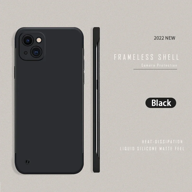 Luxury Ultra Thin Frameless Matte Phone Case - Hard Slim Back Cover Shell