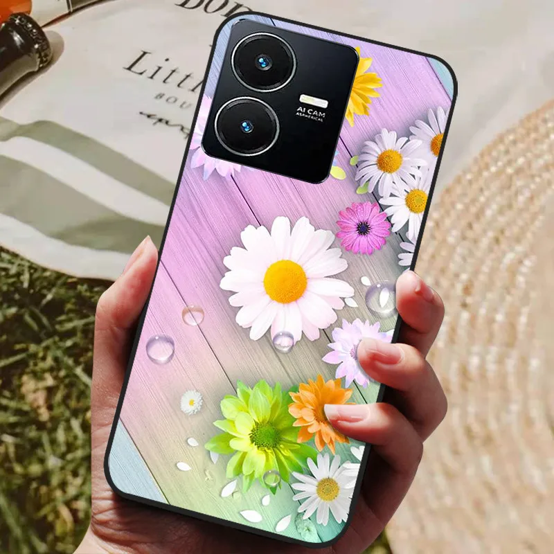 Fashion Painted Black Silicone Soft Back Cover