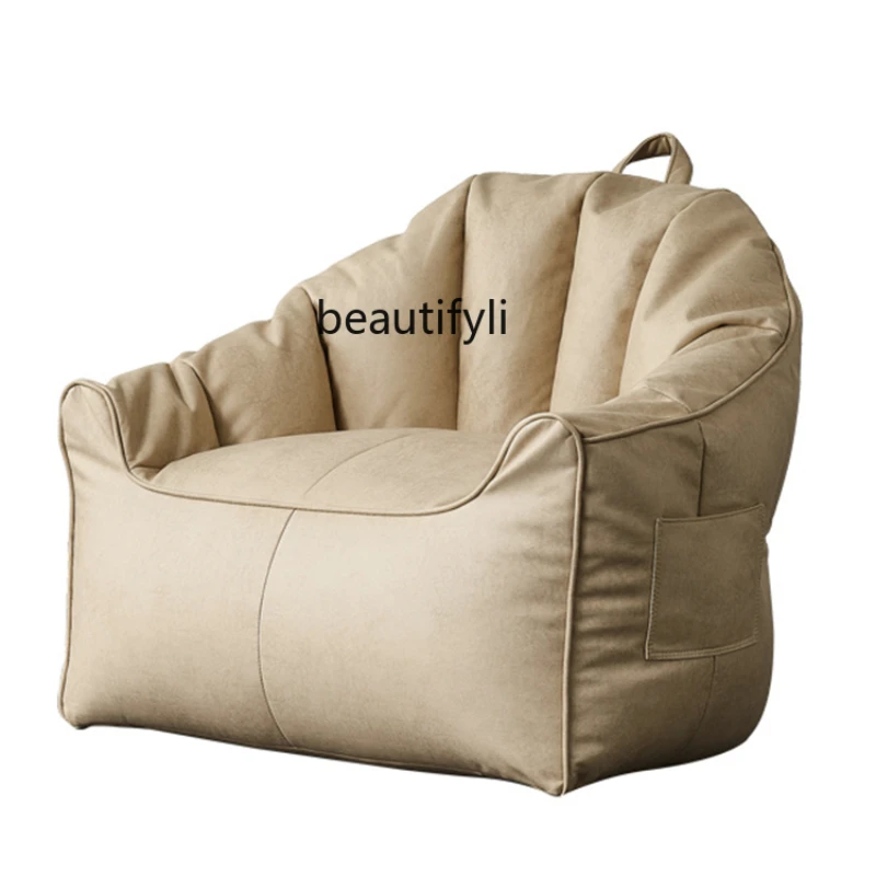 

zqNordic Bean Bag Tatami Single Small Sofa Recliner Lazy Bone Chair