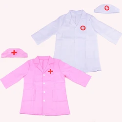 Children Doctor Nurse Cosplay Costume Masquerade Party Clothes For Kids Girl Boy Children Hospital Professional Experience Game