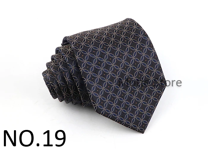 Herren anmutig Polyester Krawatte braun gestreifte Krawatte für Hochzeits feier täglich tragen Hemd Anzug Krawatte Accessoires Dekoration Geschenk – Detail 20