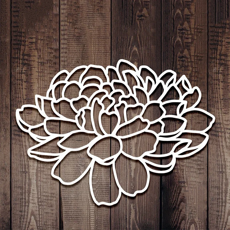 Mmao Craft Metall-Stanzformen, neue Blumen-Dekorationsformen, Scrapbook-Papier-Bastelmesser, Schablonen, Stanzformen