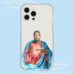 Clear Shockproof Phone Case with Funny Kanye West Ye Design - iPhone 12 (-1)
