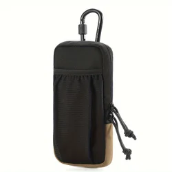 Multifunctional Waist Bag with Belt Loop - Versatile Phone and Gadget Holder (Black)