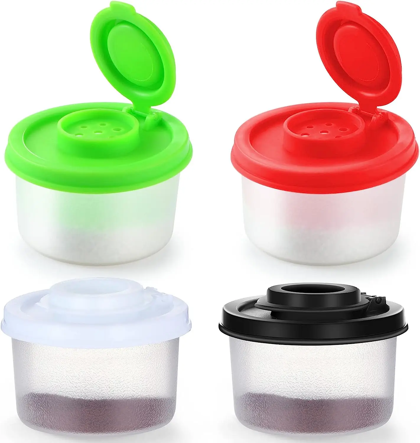 Description Picture 2 of itemSeasoning Jar Pepper Shakers Moisture Proof Mini Salt Shaker to go Camping Picnic Outdoors Kitchen Lunch Boxes Travel