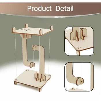 STEM Toys Science Technology DIY Anti Gravity Tensegrity Structure Floating Table Model Toy Physical Teaching Aid Kid Child Gift 5