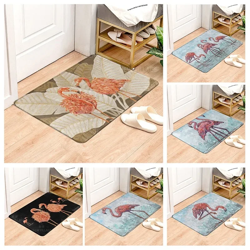 

Hawaiian style non slip shower mat bathroom carpet home decoration floor mat kitchen bedroom living room soft absorbing door mat