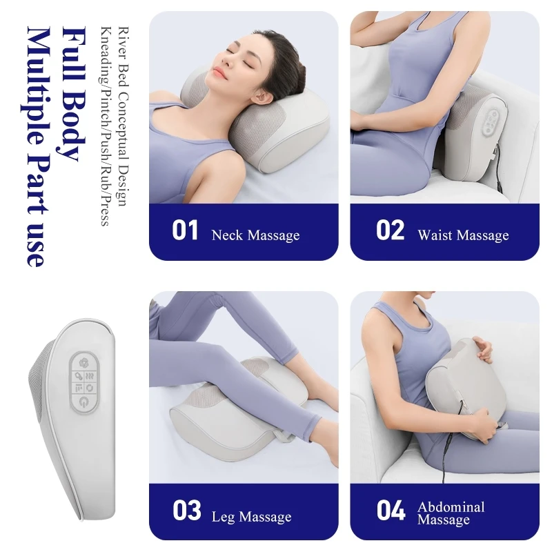 Heated Acupressure Massager for Whole Body Relaxation