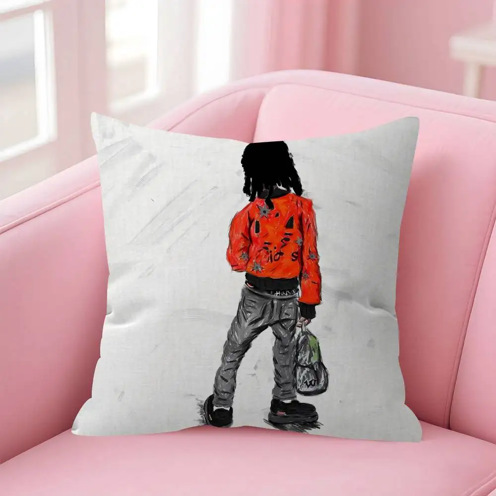Kissenbezüge, Cartoon-Sofa, dekorativ, für Zuhause, doppelseitiger Druck, kurzer Plüsch, niedlicher Kissenbezug, Singer N-Nine Vicious – Detail 9